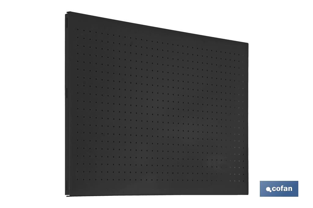PANEL DE HERRAMIENTAS ANTRACITA CON 8 GANCHOS L-900 MM