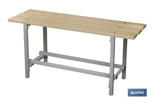 BANCO DE VESTUARIO MADERA L-1000 MM