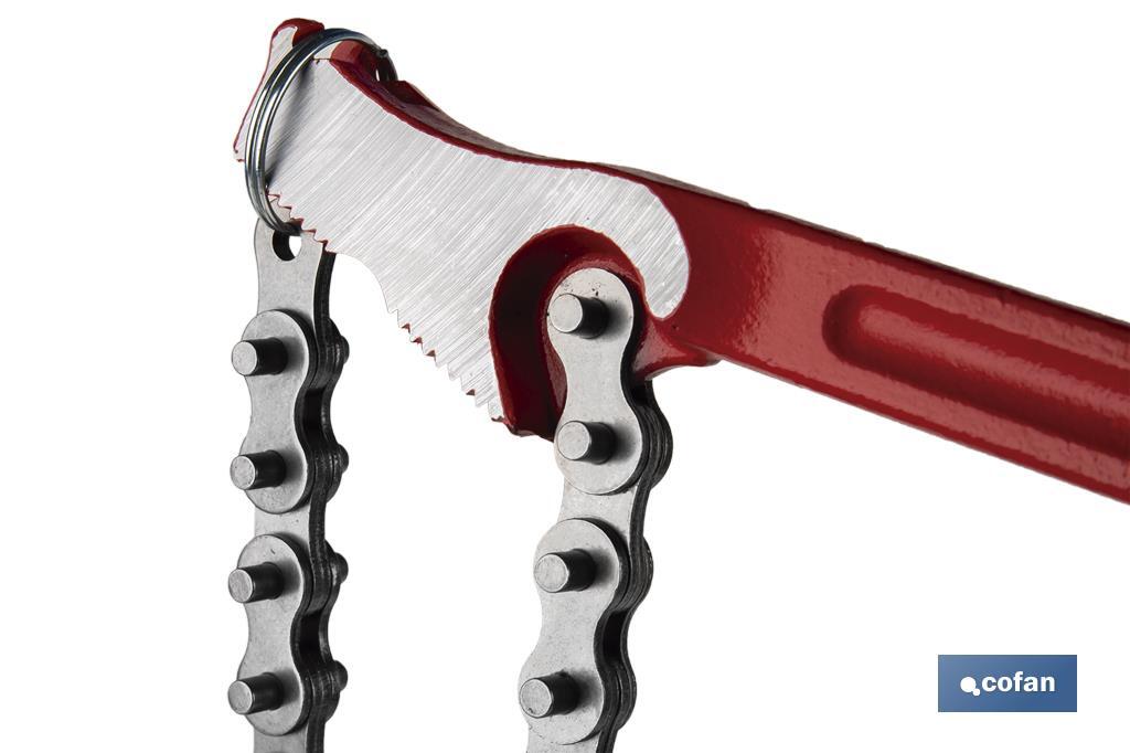LLAVE DE CADENA REVERSIBLE 4" L-300