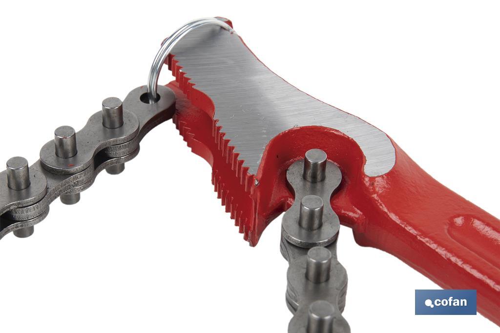 LLAVE DE CADENA REVERSIBLE 4" L-300