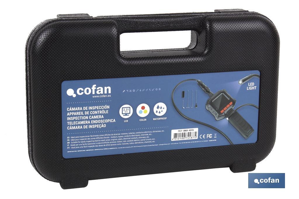 CAMARA 2,4" INSPECCIÓN TFT-LCD COLOR PORTATIL 8mm