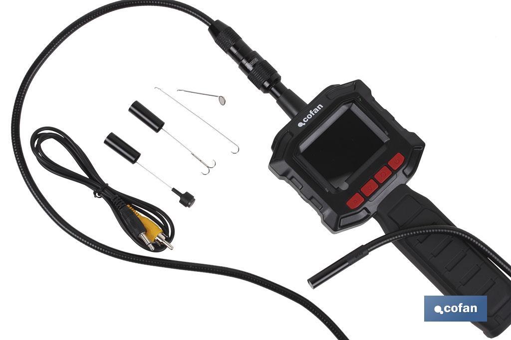 CAMARA 2,4" INSPECCIÓN TFT-LCD COLOR PORTATIL 8mm