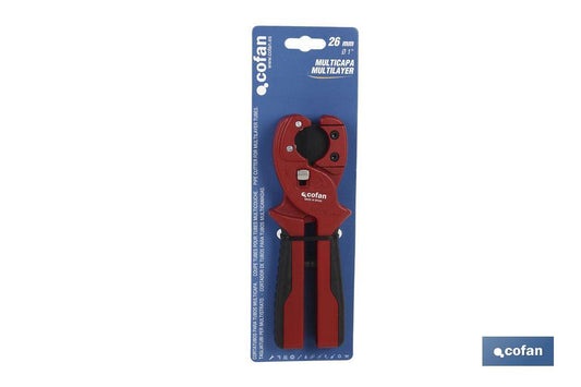 CORTATUBOS TIJERA MULTICAPA 26 mm (1")