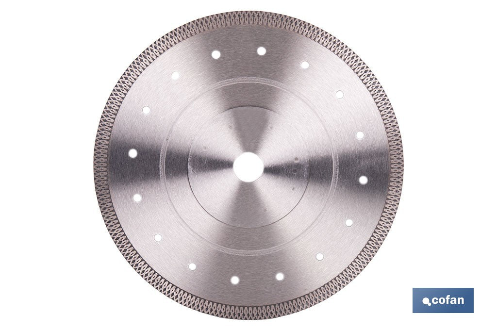 DISCO DIAMANTE PORCELANICO EXTRAFINO H-10mm, 230mm