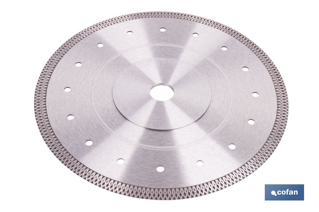 DISCO DIAMANTE PORCELANICO EXTRAFINO H-10mm, 230mm