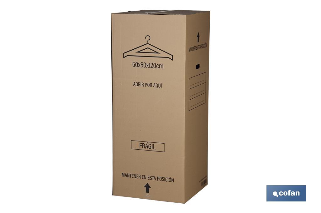 CAJA ARMARIO 50X50X120 CM "Venta unitaria"