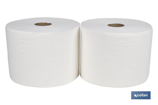 BOBINA CELULOSA EXTRA-LAMINADA VIRGEN 2 CAPAS 3K. 287 MT(2ROLLOS).