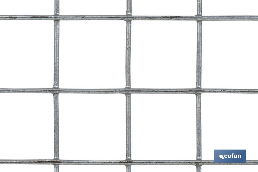 MALLA ELECTROSOLDADA GALV.6X6X0,8mm (1x25m)