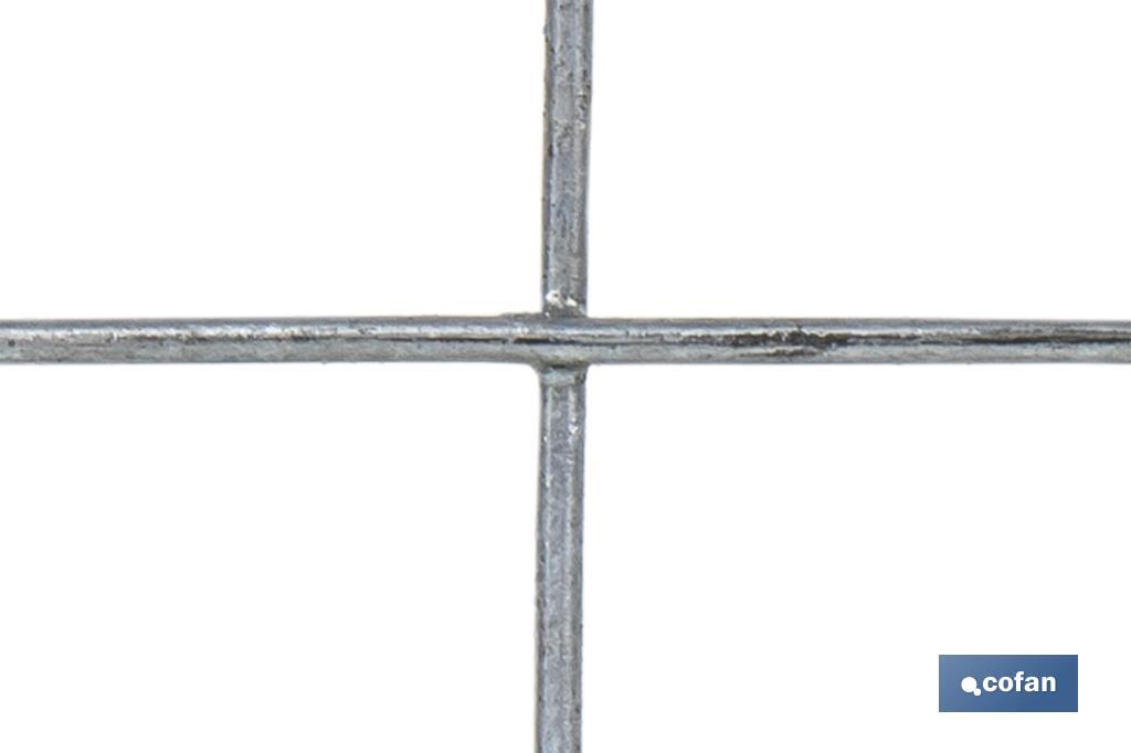 MALLA ELECTROSOLDADA GALV.6X6X0,8mm (1x25m)