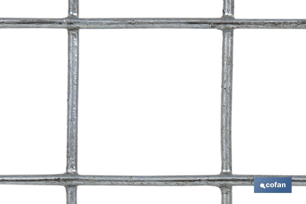 MALLA ELECTROSOLDADA GALV.6X6X0,8mm (1x25m)