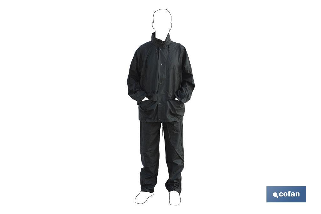 TRAJE DE AGUA PU/PVC VERDE TALLA L