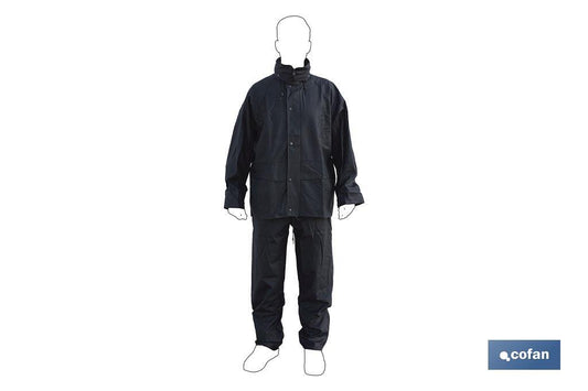 TRAJE DE AGUA PU/PVC AZUL TALLA XXL