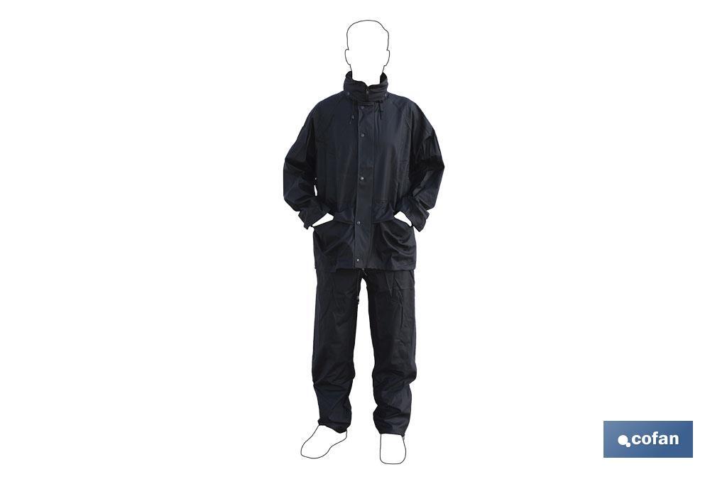 TRAJE DE AGUA PU/PVC AZUL TALLA XXXL