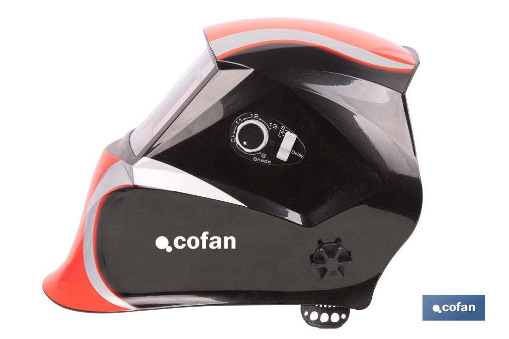 CASCO DE SOLDADURA AUTOMÁTICO RED SURFING (ARC/MIG/MAG/TIG)