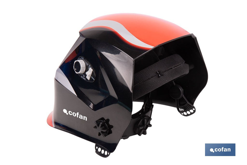 CASCO DE SOLDADURA AUTOMÁTICO RED SURFING (ARC/MIG/MAG/TIG)
