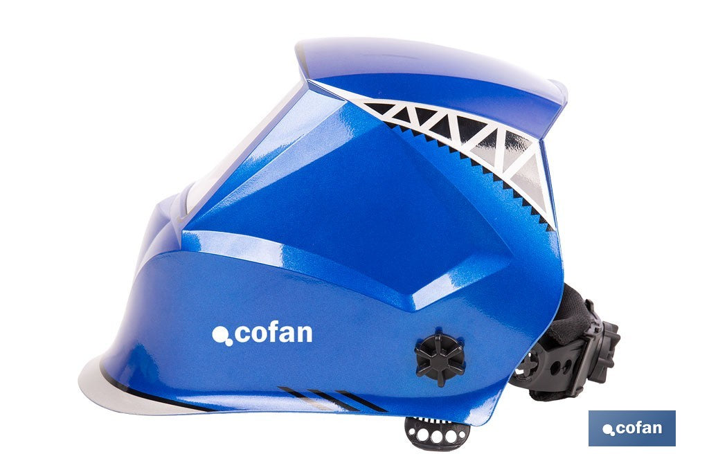 CASCO DE SOLDADURA AUTOMÁTICO BLUE FLYING SHARK (ARC/MIG/MAG/TIG)