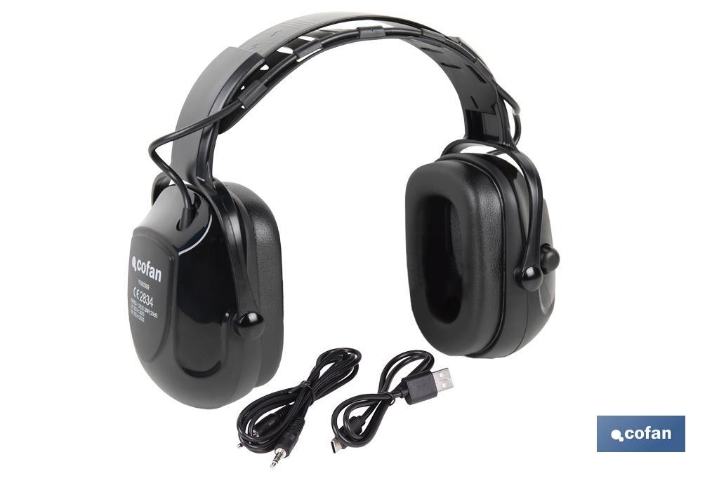 CASCOS ANTIRRUIDO SNR 29 dB CON BLUETOOTH