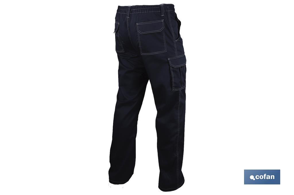 PANTALÓN DE TRABAJO TIPO DENIM MODELO GRASBERG 240 G/M2 AZUL TALLA 38