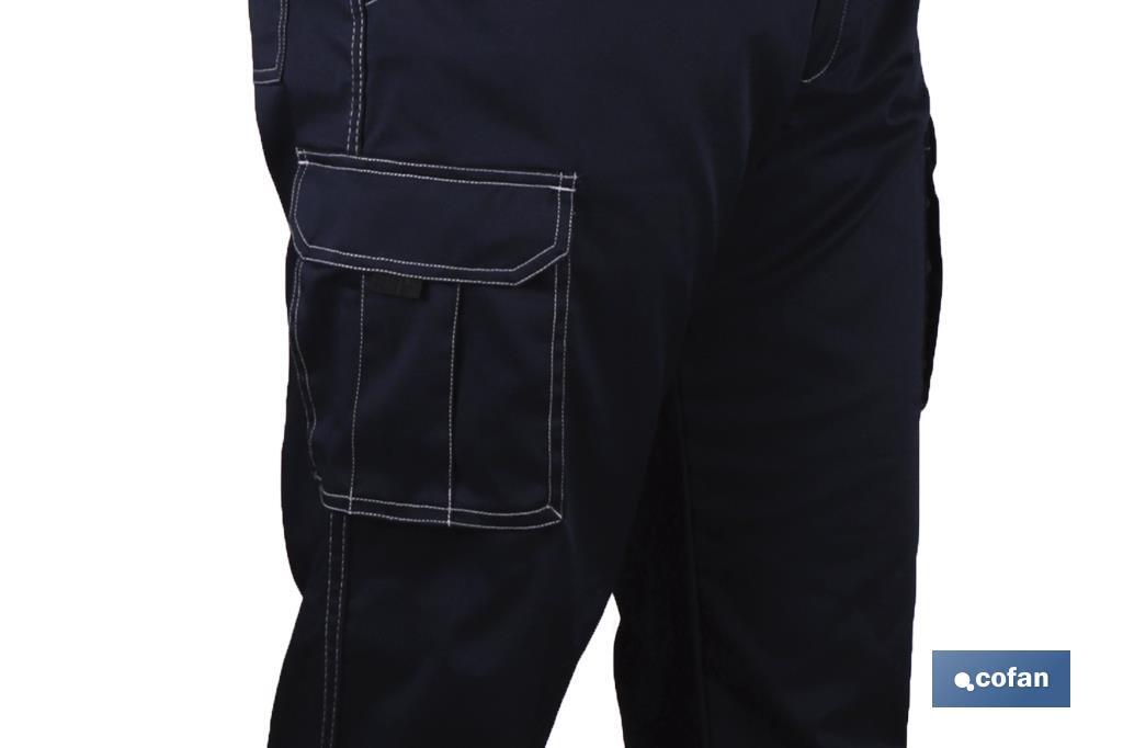 PANTALÓN DE TRABAJO TIPO DENIM MODELO GRASBERG 240 G/M2 AZUL TALLA 38