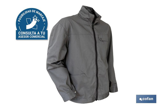 CHAQUETA TRABAJO "WANKEE" 245gms/m GRIS T-S