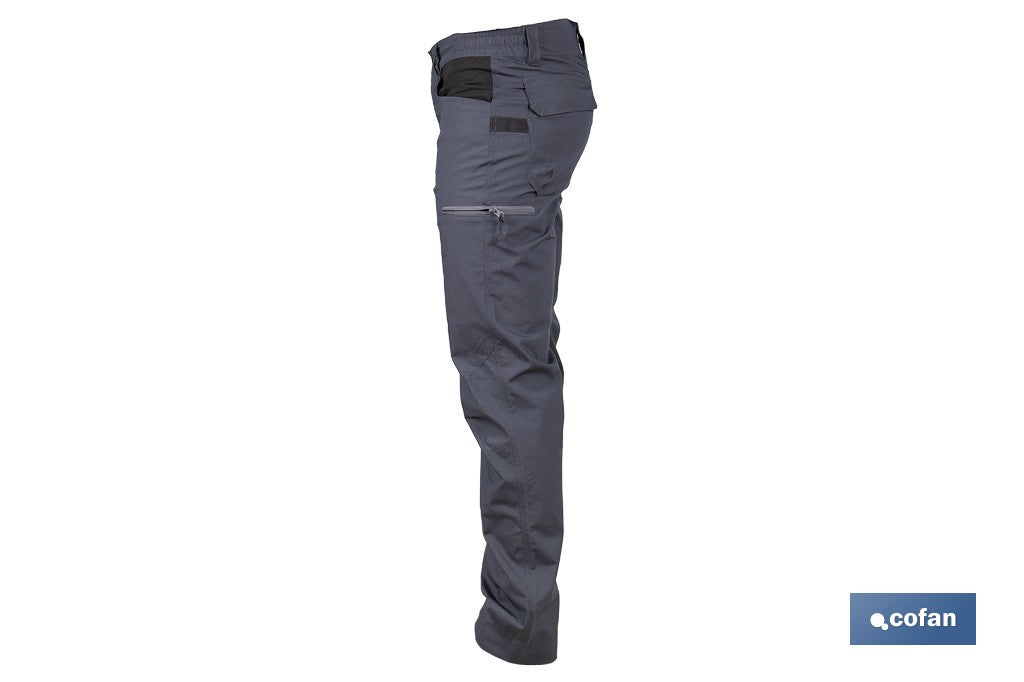 PANTALÓN DE TRABAJO LOKI ELASTANO 215 G/M2 GRIS ANTRACITA TALLA 42