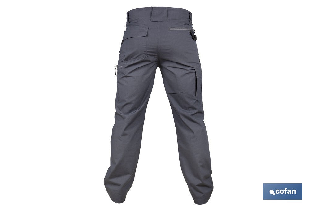 PANTALÓN DE TRABAJO LOKI ELASTANO 215 G/M2 GRIS ANTRACITA TALLA 42