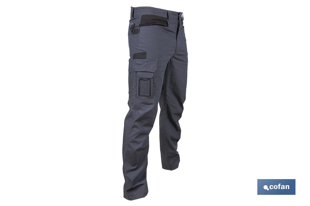 PANTALÓN DE TRABAJO LOKI ELASTANO 215 G/M2 GRIS ANTRACITA TALLA 42