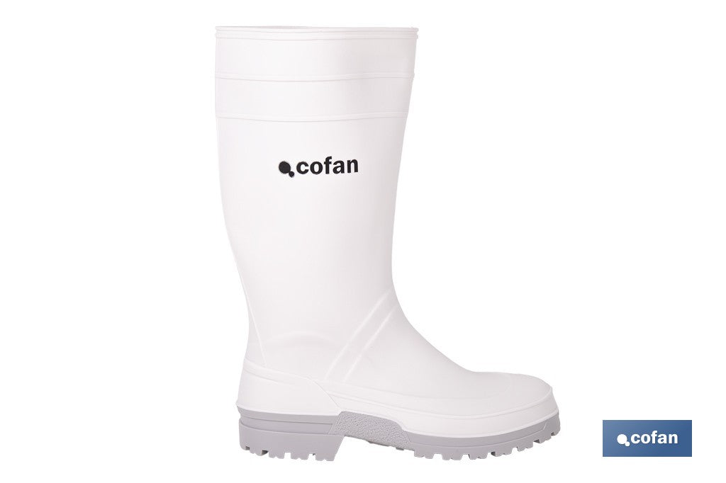 BOTA AGUA PVC BLANCA TALLA 37
