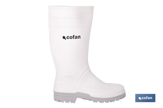 BOTA AGUA PVC BLANCA TALLA 37