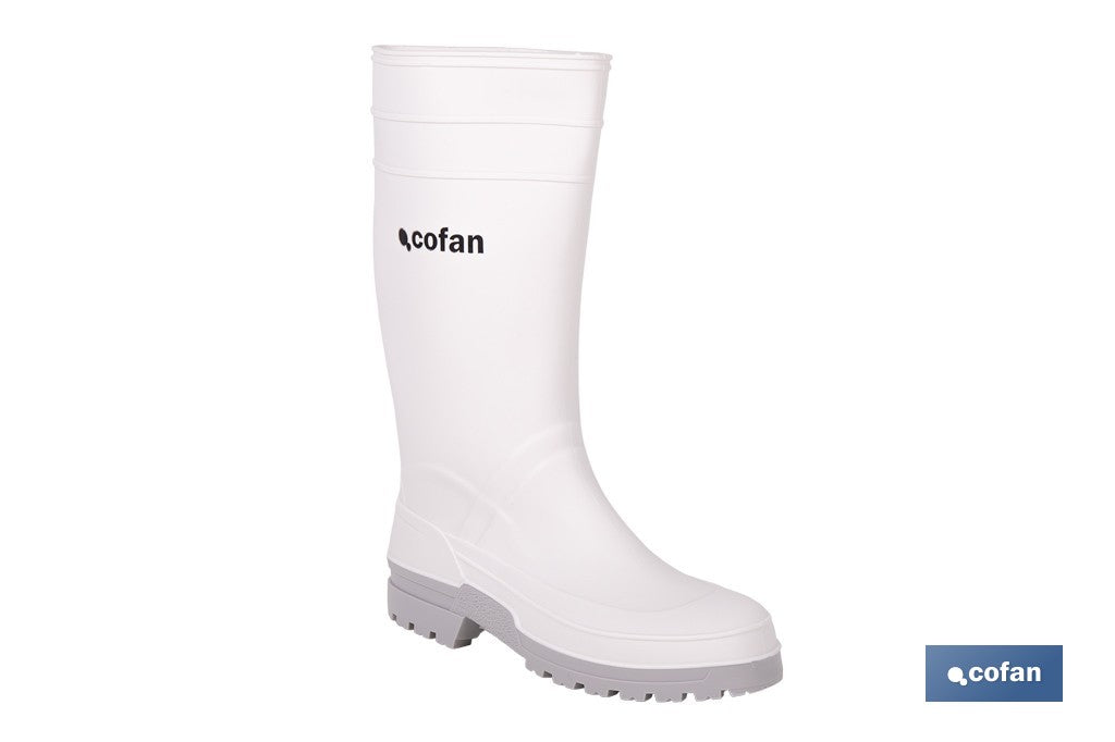 BOTA AGUA PVC BLANCA TALLA 37