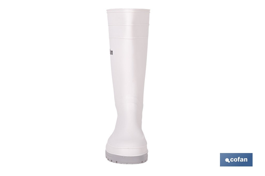 BOTA AGUA PVC BLANCA TALLA 37