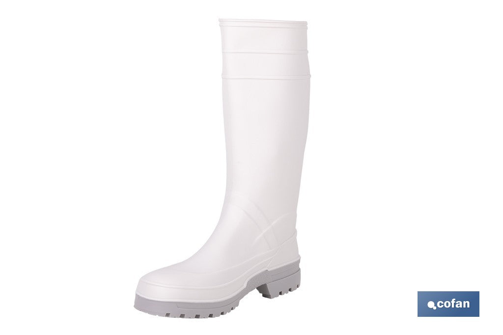 BOTA AGUA PVC BLANCA TALLA 37