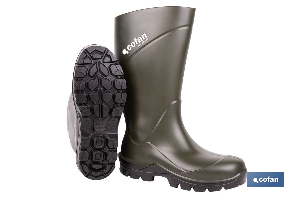 BOTA AGUA PU VERDE O4 SR MOD.NALON T-43