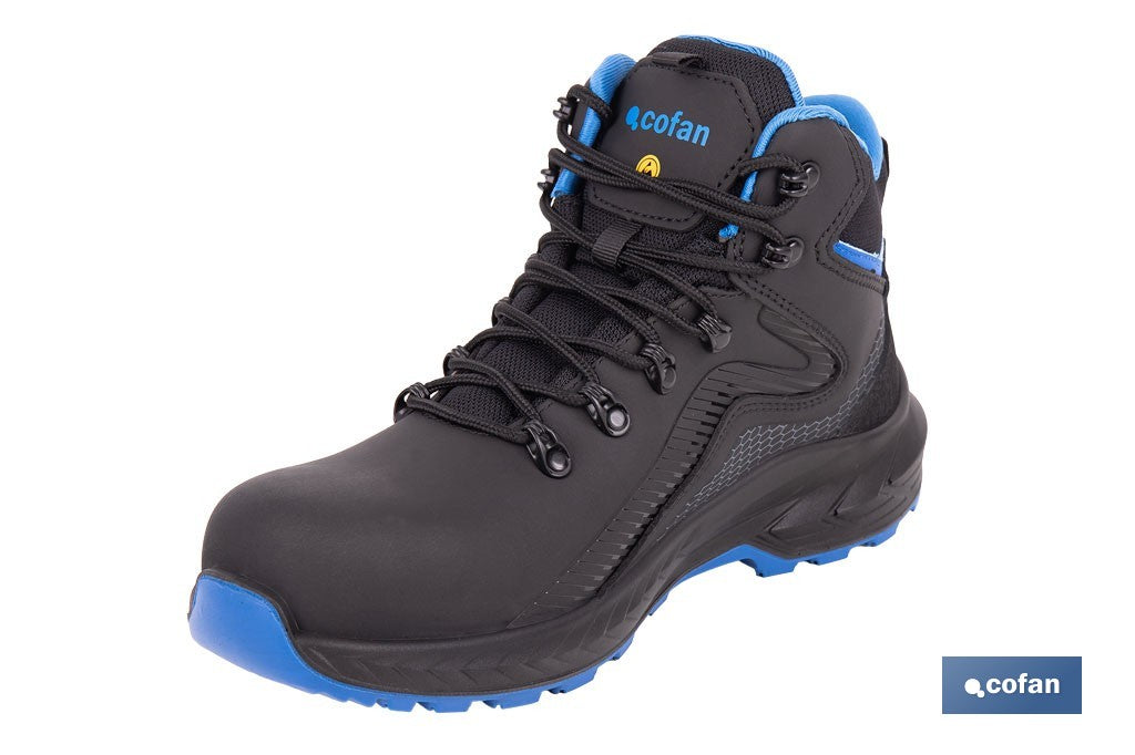 BOTA SPORT S3L FO SR AZUL/NEGRO MODELO NAMUR TALLA 47