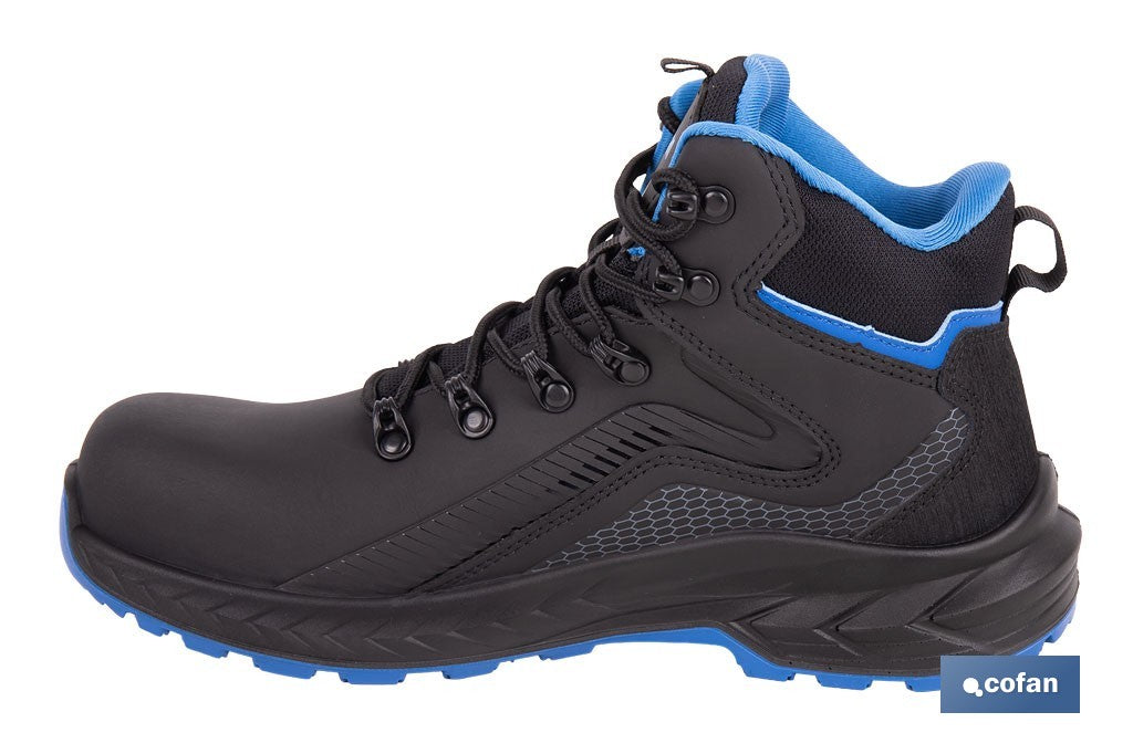 BOTA SPORT S3L FO SR AZUL/NEGRO MODELO NAMUR TALLA 47