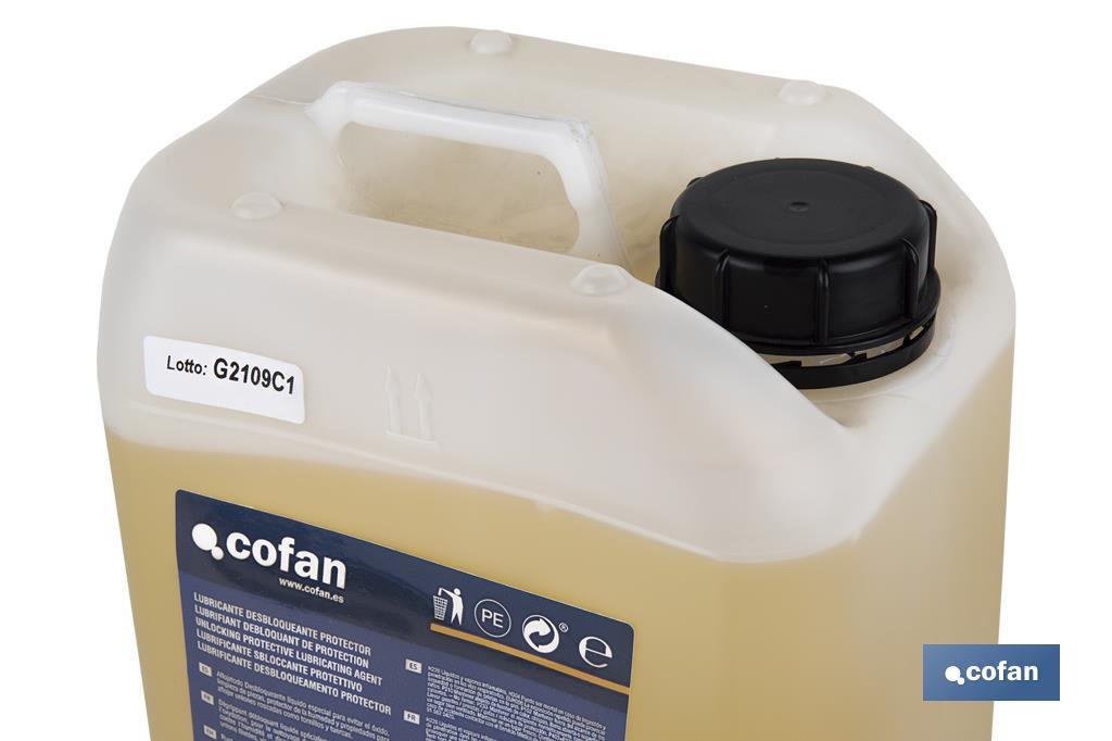LUBRICANTE DESBLOQUEANTE PROTECTOR COFAN 5 L