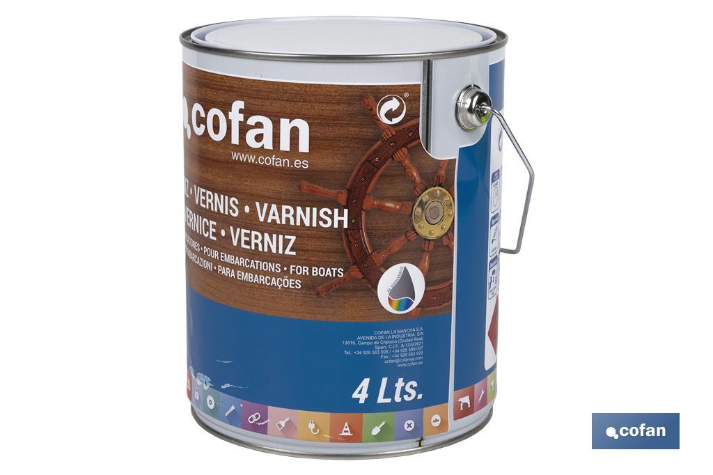 BARNIZ PARA EMBARCACIONES INCOLORO 4 L