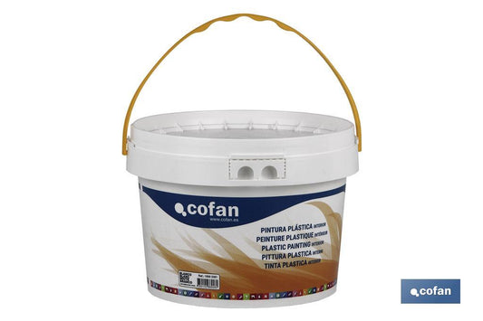 PINTURA PLÁSTICA INTERIOR 10 KG "BLANCO"