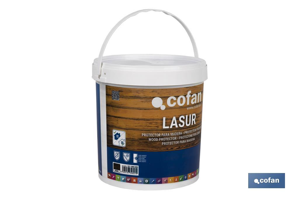 LASUR PROTECTOR AL AGUA PARA MADERA MATE NOGAL 4 L