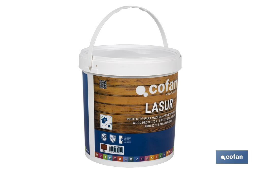 LASUR PROTECTOR AL AGUA PARA MADERA MATE TECA 4 L