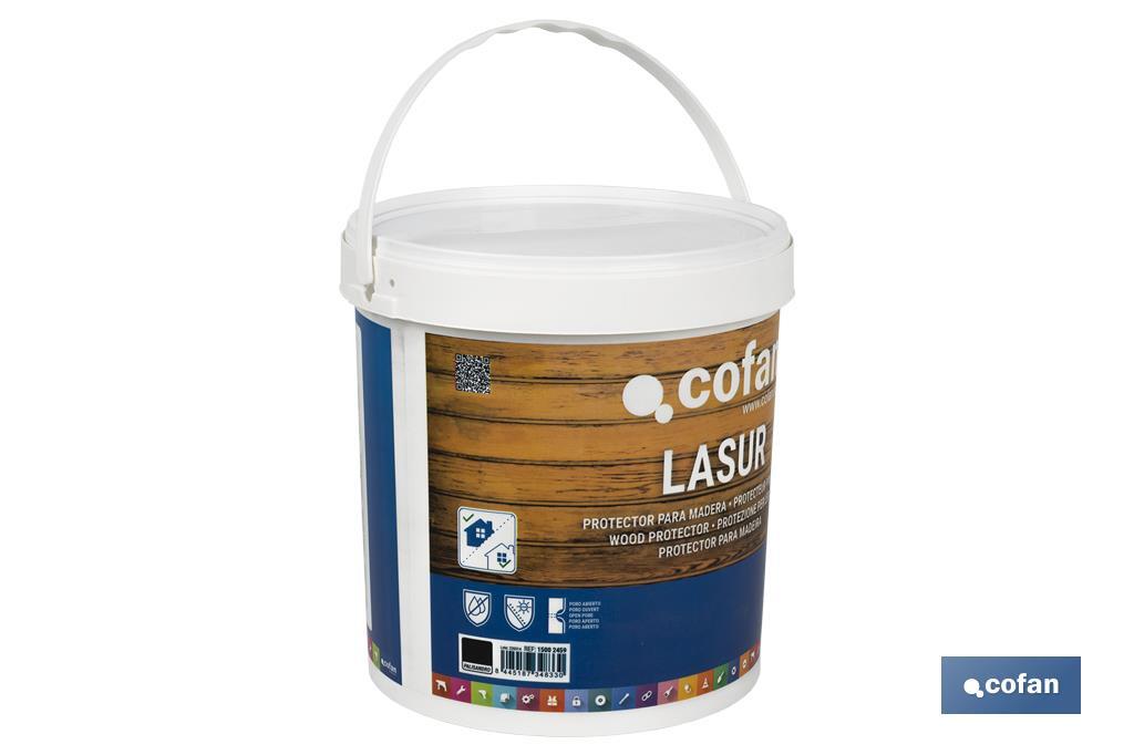 LASUR PROTECTOR AL AGUA PARA MADERA MATE PALISANDRO 4 L
