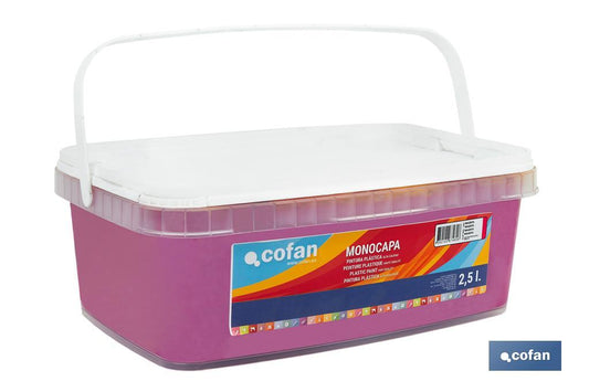 PINTURA PLÁSTICA MONOCAPA "Magenta" (2,5 LT)