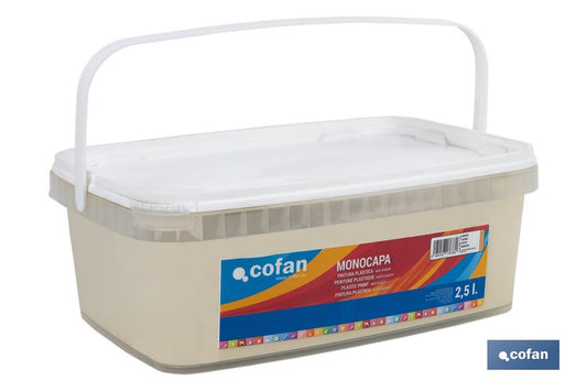 PINTURA PLÁSTICA MONOCAPA "Marfil" (2,5 LT)
