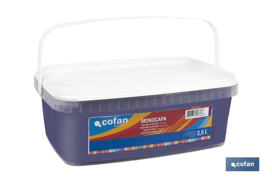 PINTURA PLÁSTICA MONOCAPA "Violeta" (2,5 LT)