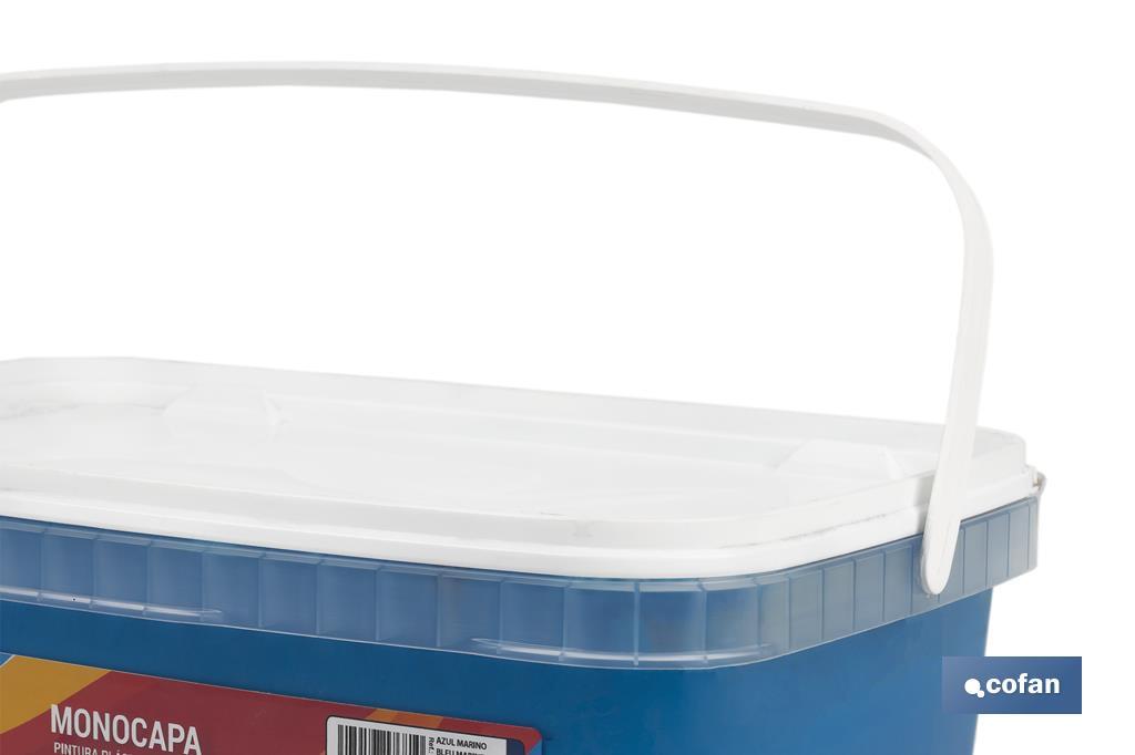 PINTURA PLÁSTICA MONOCAPA "Azul Marino" (2,5 LT)