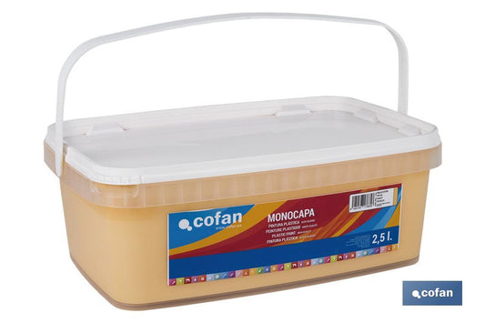 PINTURA PLÁSTICA MONOCAPA "Melocoton" (2,5 LT)