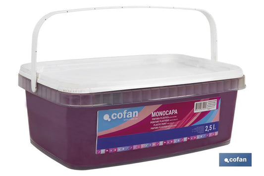 PINTURA PLÁSTICA MONOCAPA "Magenta Bohem" (2,5 LT)
