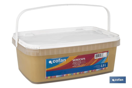 PINTURA PLÁSTICA MONOCAPA "Arena" (2,5 LT)