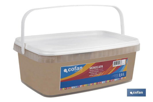 PINTURA PLÁSTICA MONOCAPA "Ocre" (2,5 LT)