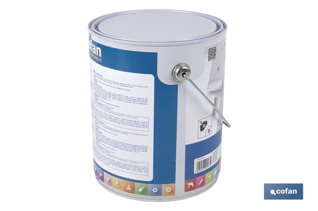 PINTURA ANTIHUMEDAD AL AGUA (4 L)  "BLANCO MATE"